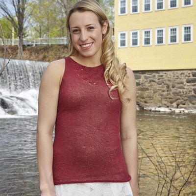 Valley Yarns Gallica Shell Knitting Pattern
