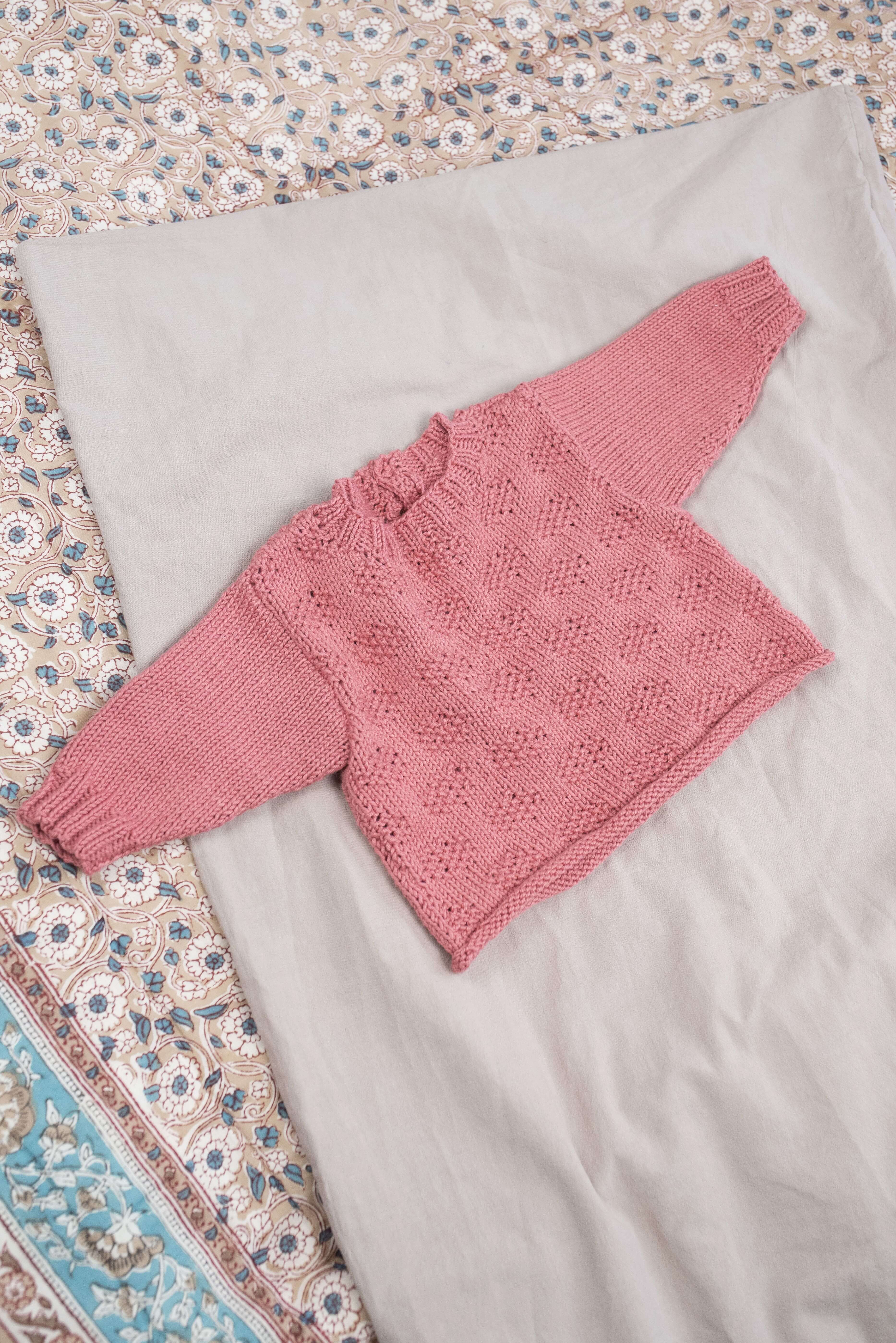 Sun Spots Sweater Jumper Knitting Pattern
