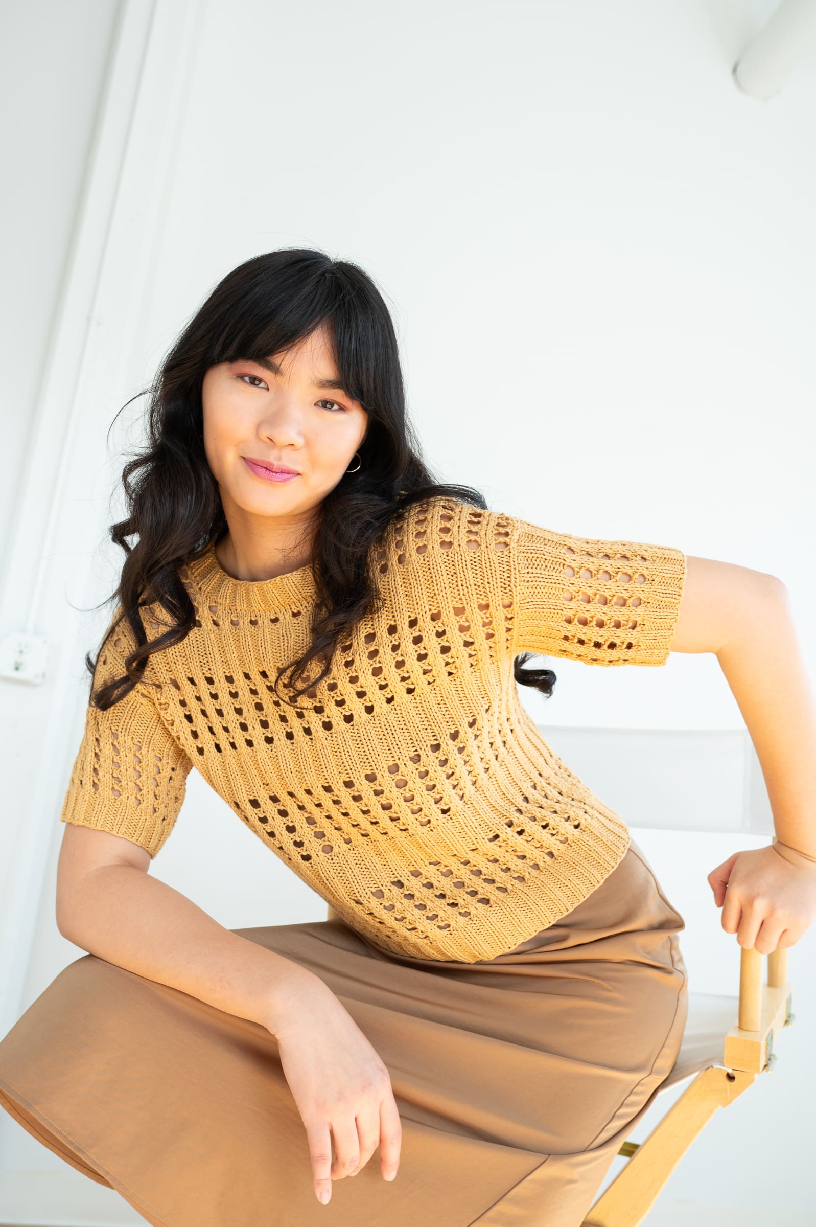 Berroco Lighted Structures Hadid Top Knitting Pattern