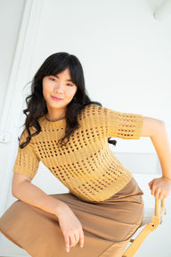 Berroco Lighted Structures Hadid Top Knitting Pattern