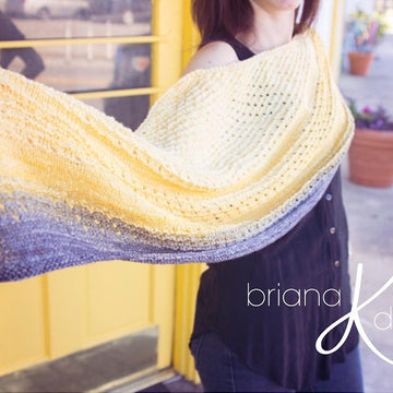 Dawn to Dusk Knit Shawl