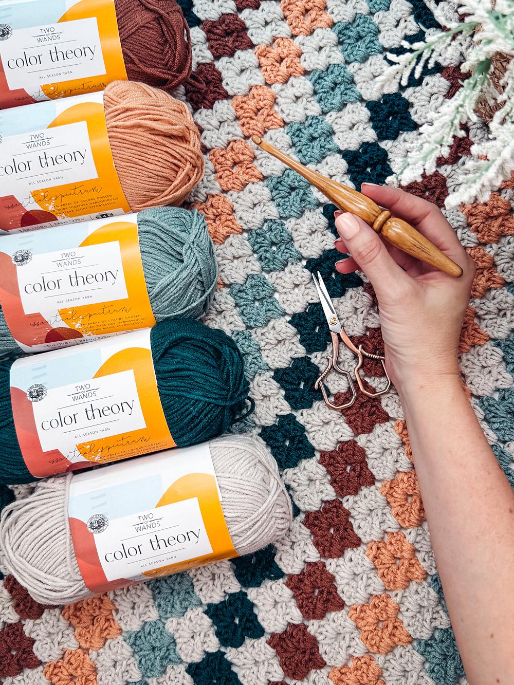 Colorful Granny Stitch Blanket