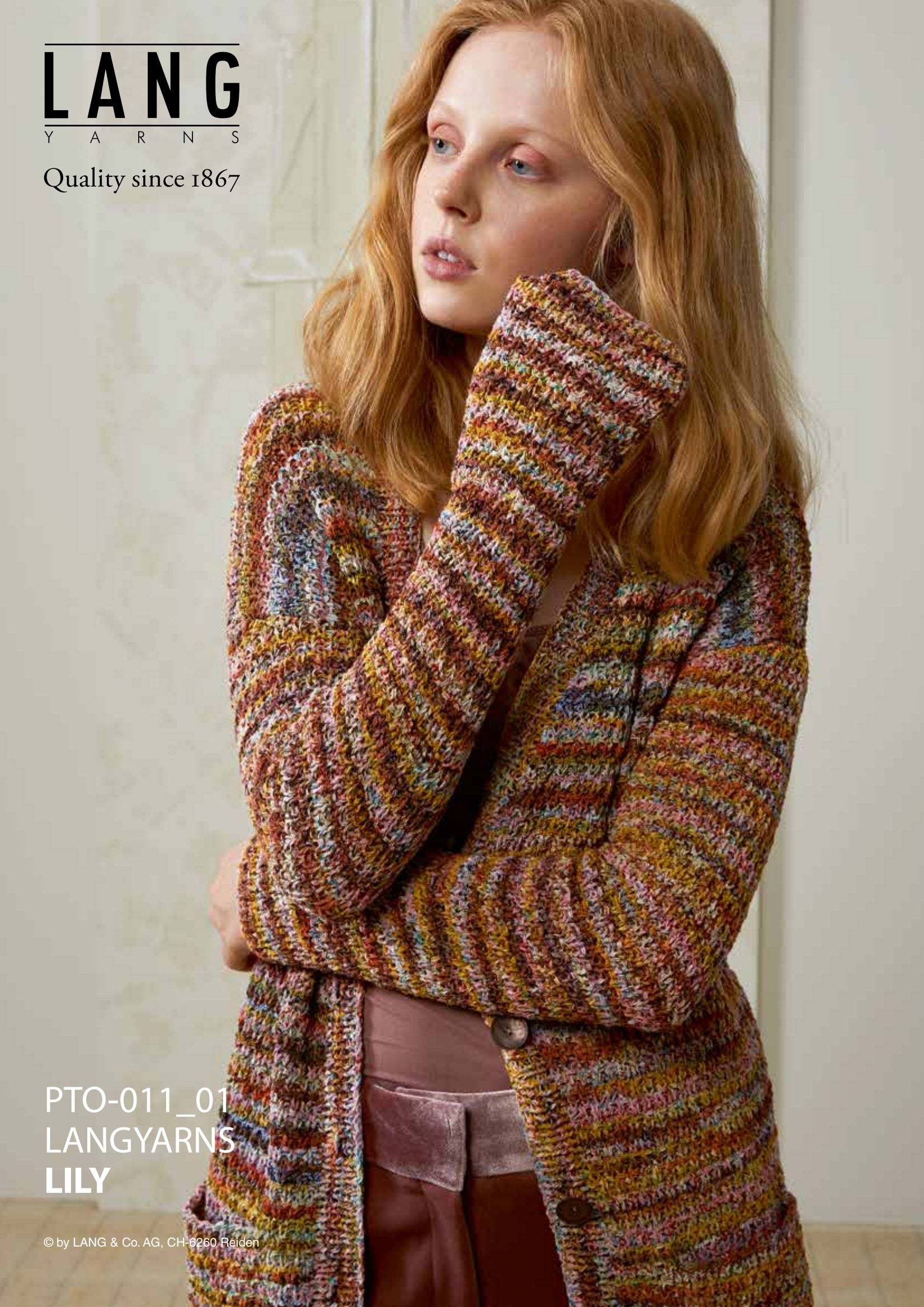 Lang Jacke Cardigan Knitting Pattern