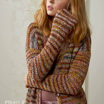 Lang Jacke Cardigan Knitting Pattern