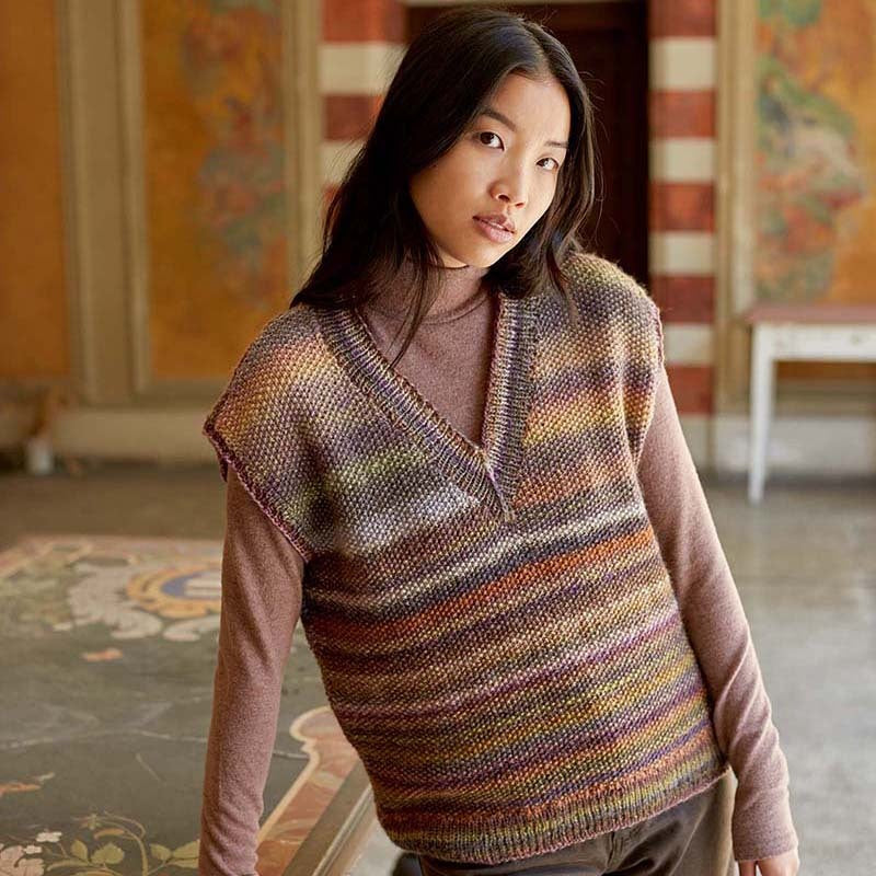 Lang PTO46-03 Vest Waistcoat Knitting Pattern