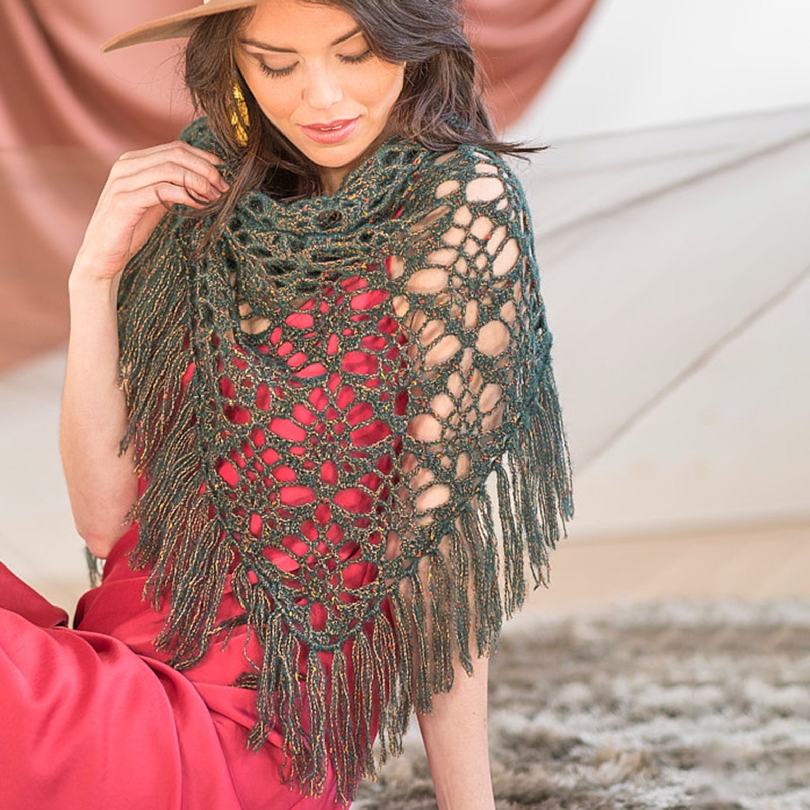 Berroco Houdin Shawl Crochet Pattern