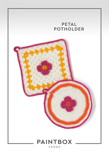 Paintbox Yarns Petal Potholder Crochet Pattern