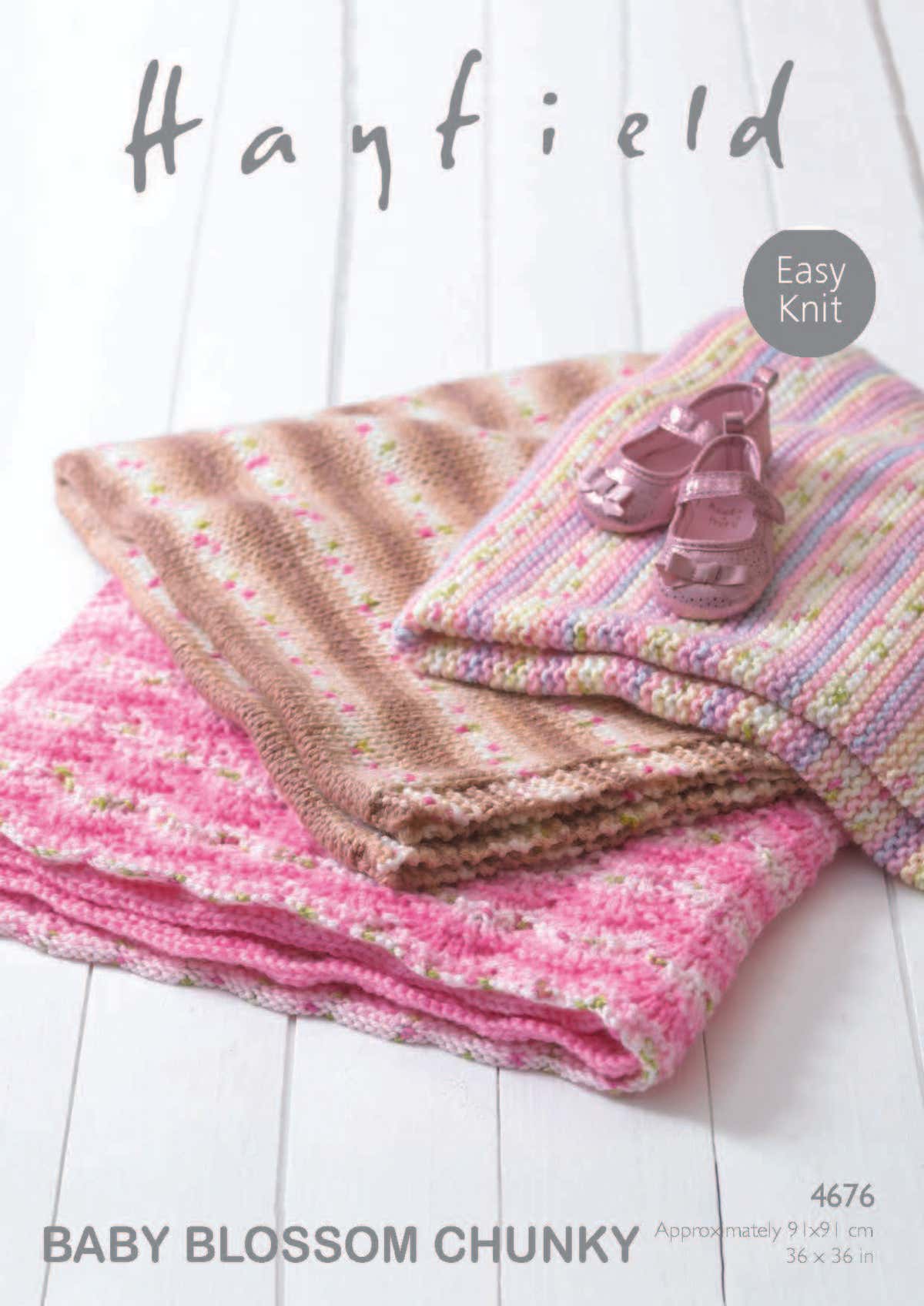 4676 Blankets Knitting Pattern