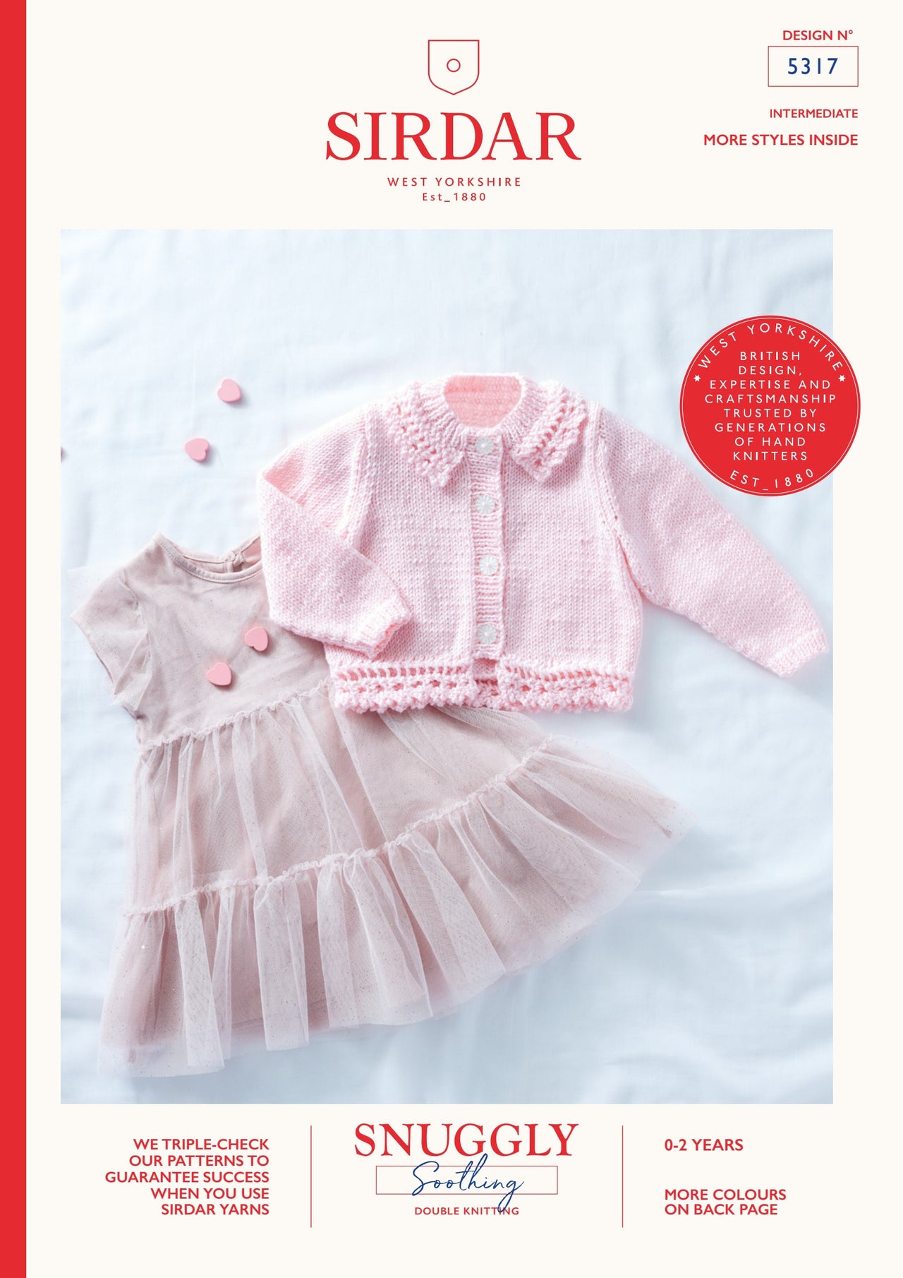 Sirdar 5317 Cardigan in Snuggly Soothing PDF