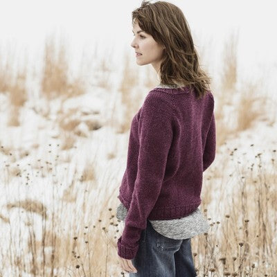 Blue Sky Fibers Cromwell Pullover Jumper Knitting Pattern