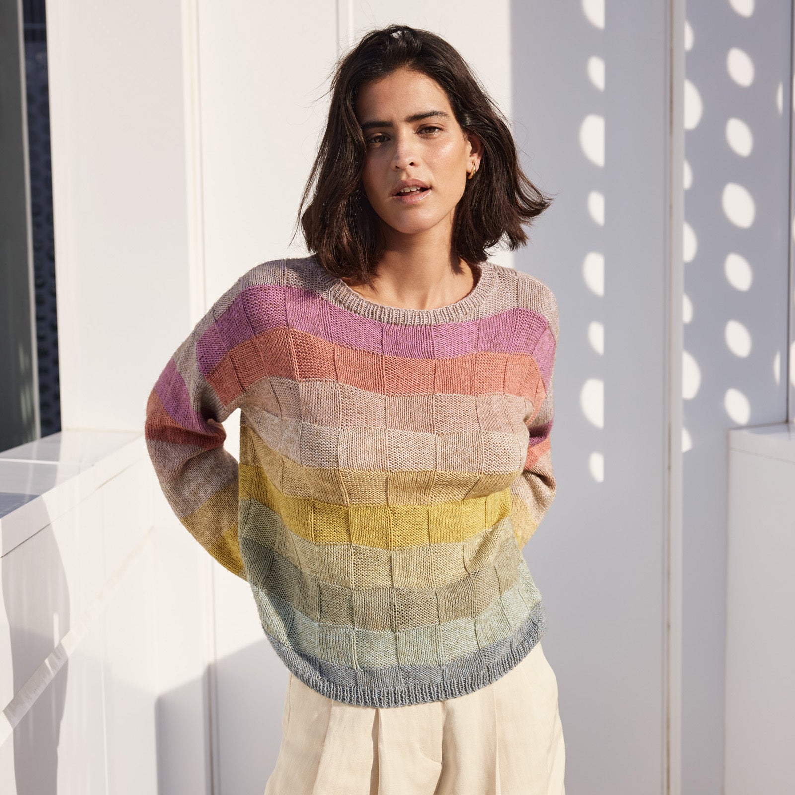 Lana Grossa 12 Pullover Jumper Knitting Pattern