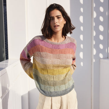 Lana Grossa 12 Pullover Jumper Knitting Pattern