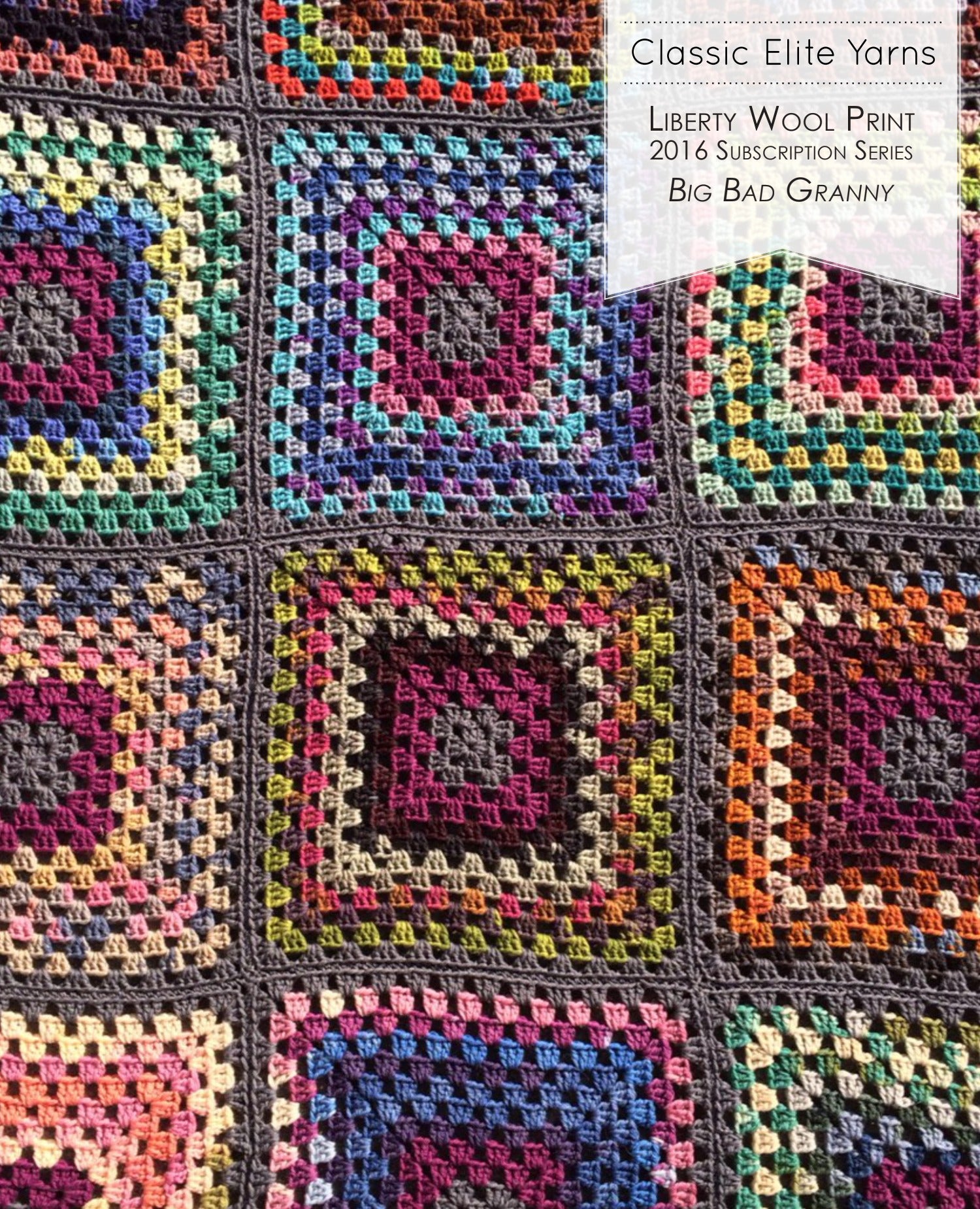 Classic Elite Yarns Liberty Wool Print Throw eBook Crochet