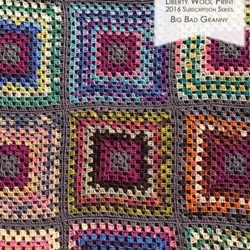Classic Elite Yarns Liberty Wool Print Throw eBook Crochet