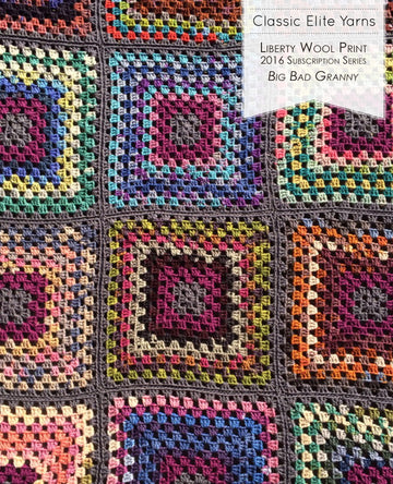 Classic Elite Yarns Liberty Wool Print Throw eBook Crochet