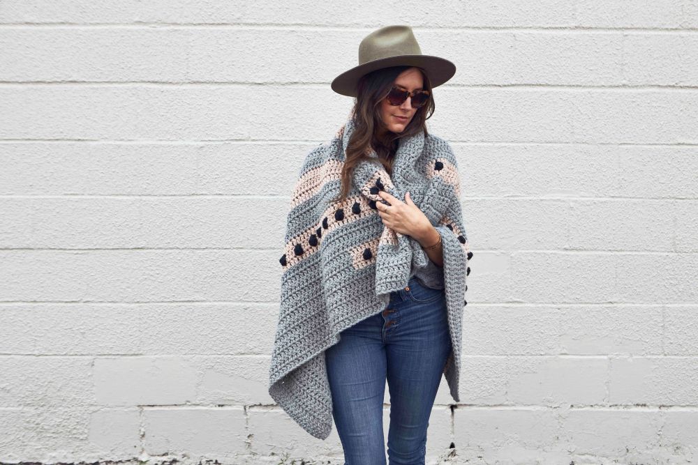 Dot to Dot Lapghan Blanket Crochet Pattern
