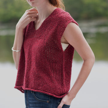 Berroco Fragaria Tee Top Knitting Pattern