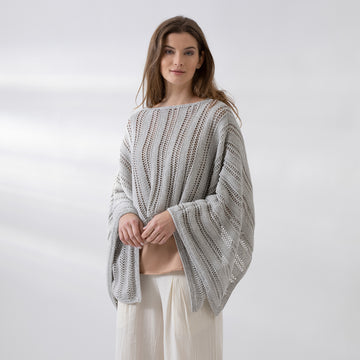String Addison Poncho Cape Knitting Pattern