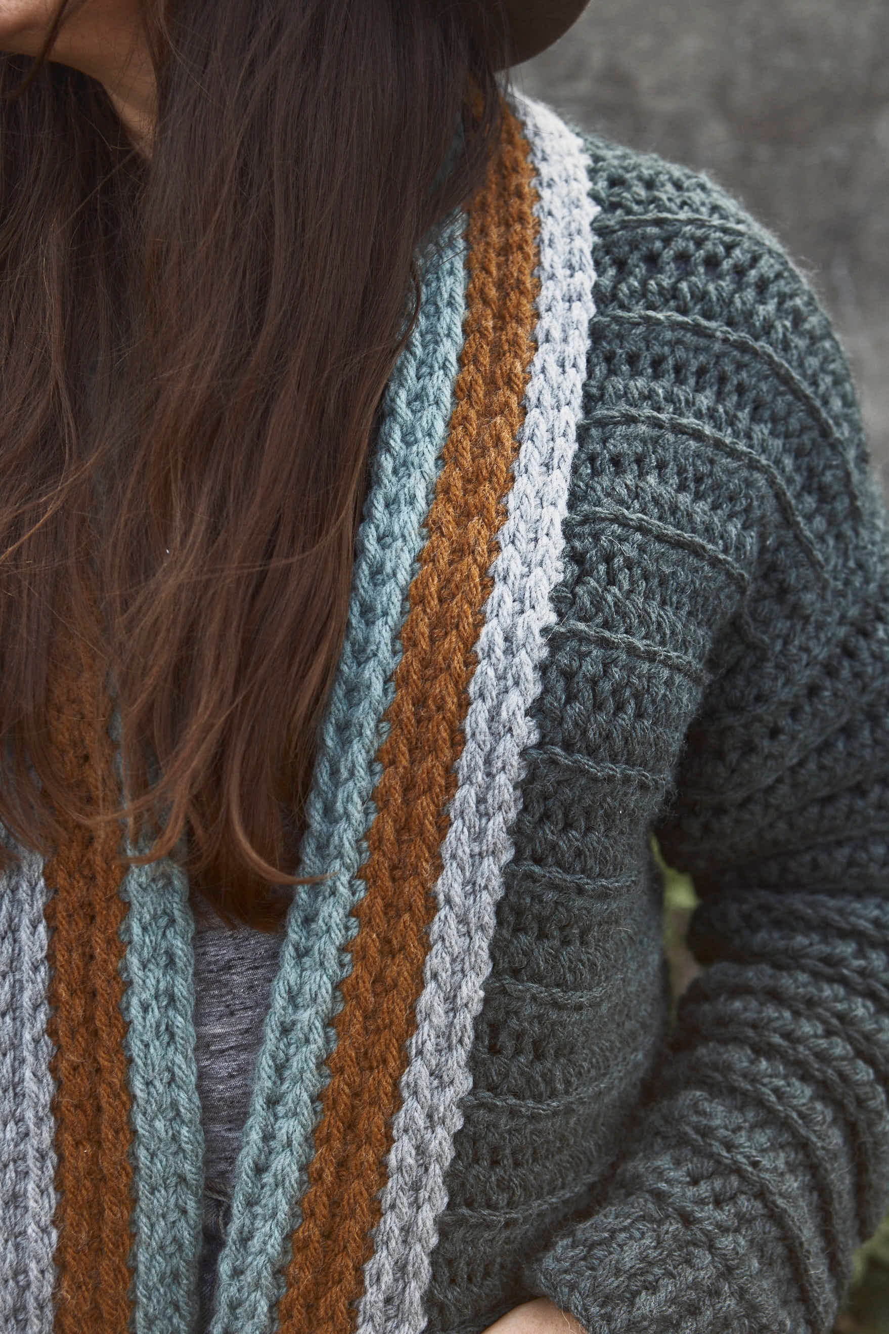 Mountaintop Cardigan Crochet Pattern
