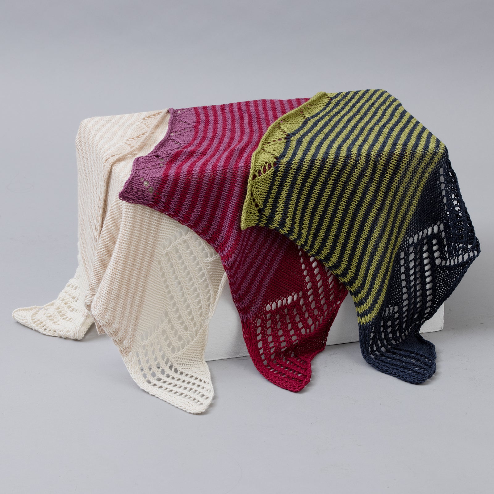 String Victoria Shawl Wrap Knitting Pattern