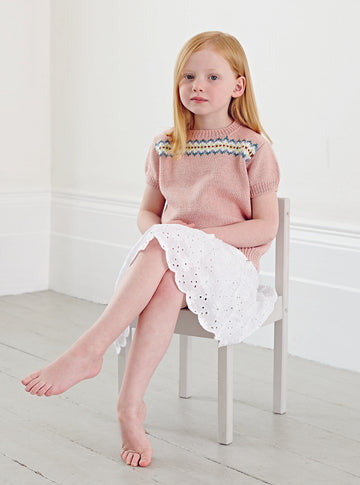 Debbie Bliss Maisie Fairisle Sweater PDF