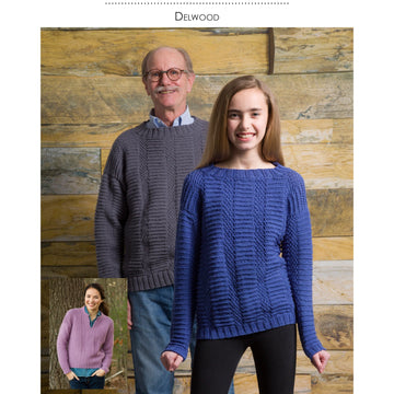 Classic Elite Yarns Delwood Jumper Knitting Pattern