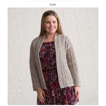 Classic Elite Yarns Lora Cardigan Knitting Pattern