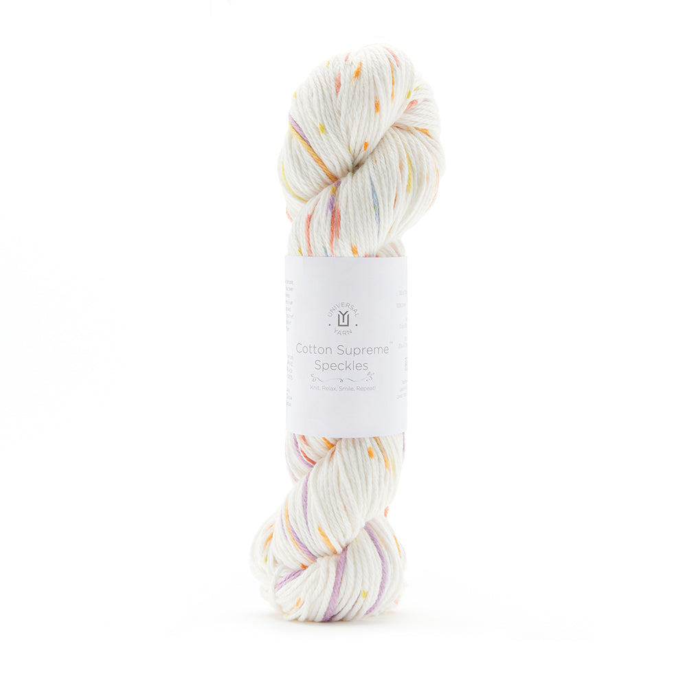 Universal Yarn Cotton Supreme Speckles Yarn - Cotton Worsted