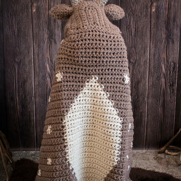 Hooded Woodland Deer Blanket