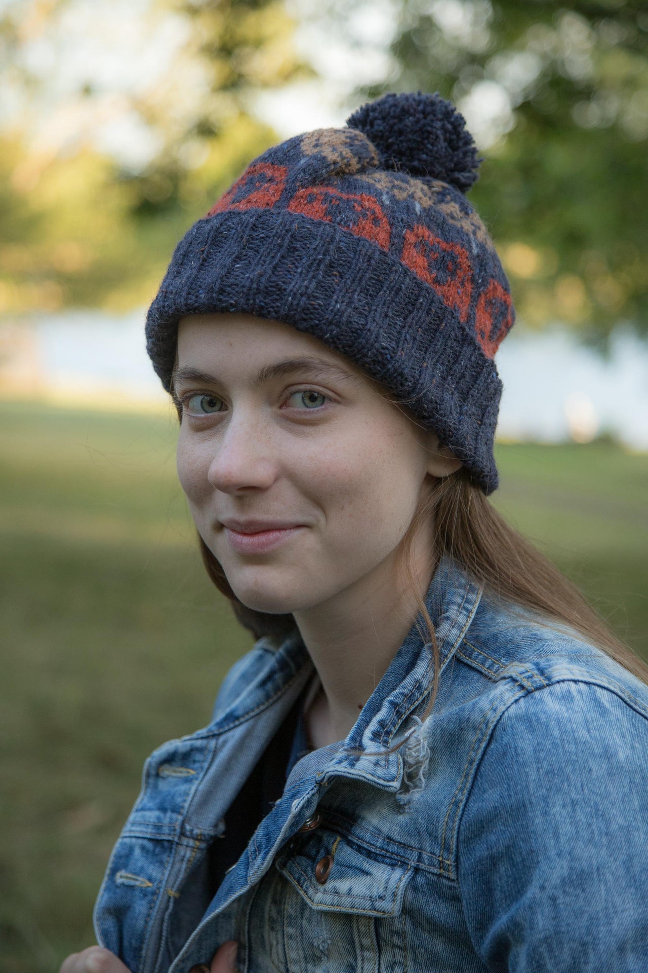 Fairisle Sheep  Bobble Hat