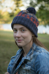 Fairisle Sheep  Bobble Hat