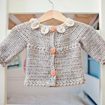 Petal Collar Cardigan