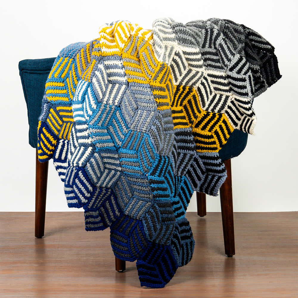 Valley Yarns Dawn to Dusk Blanket Crochet Pattern