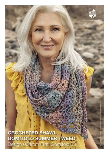 Lana Grossa Crocheted Shawl Pattern