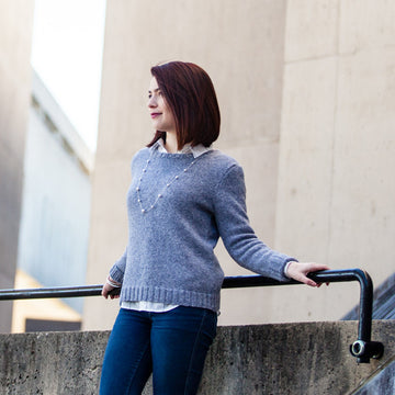 Valley Yarns Ashmere Pullover Knitting Pattern