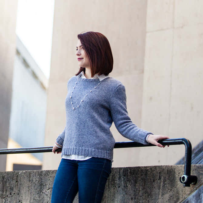 Valley Yarns Ashmere Pullover Knitting Pattern