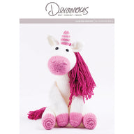 Deramores Luna the Unicorn Toy Knitting Pattern