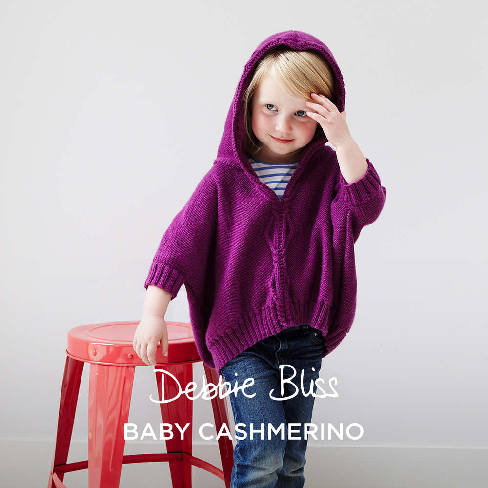 Debbie Bliss Hooded Cable Top Knitting Pattern