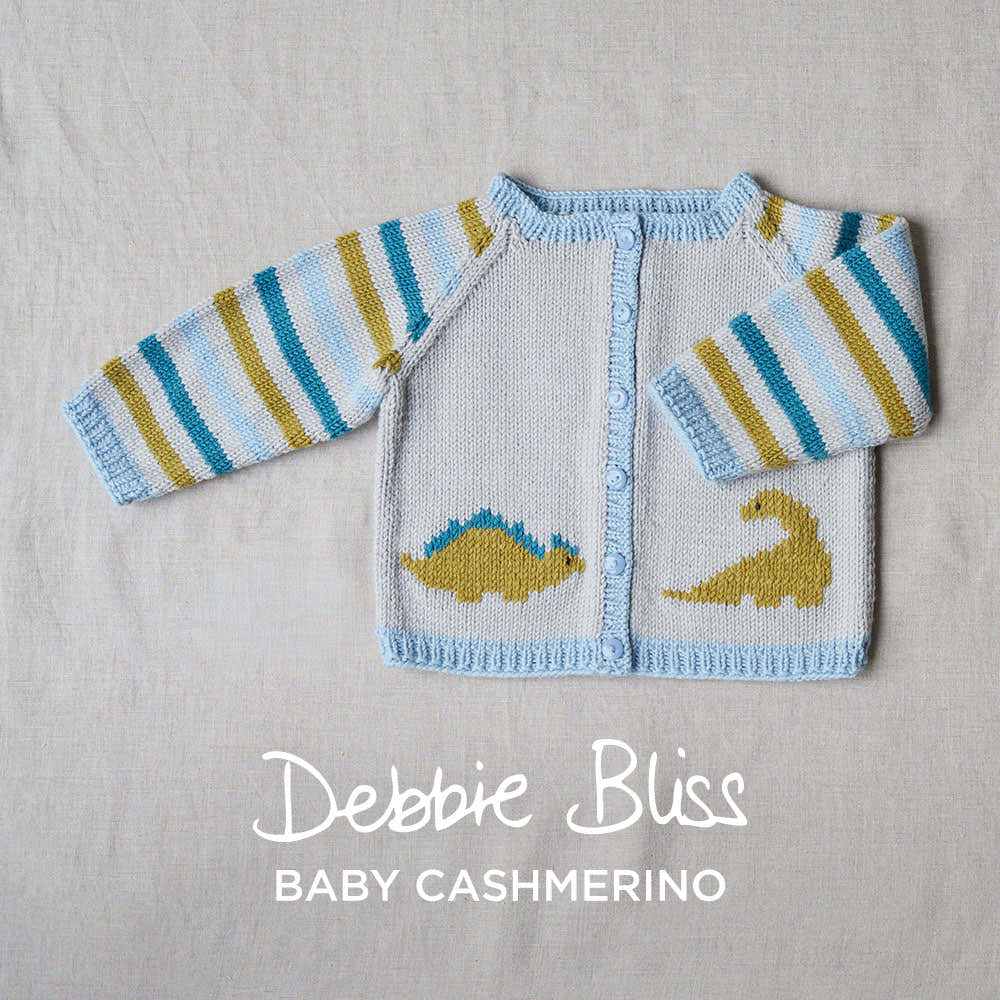 Debbie Bliss Dido Dinosaur Cardigan Knitting Pattern