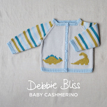 Debbie Bliss Dido Dinosaur Cardigan Knitting Pattern