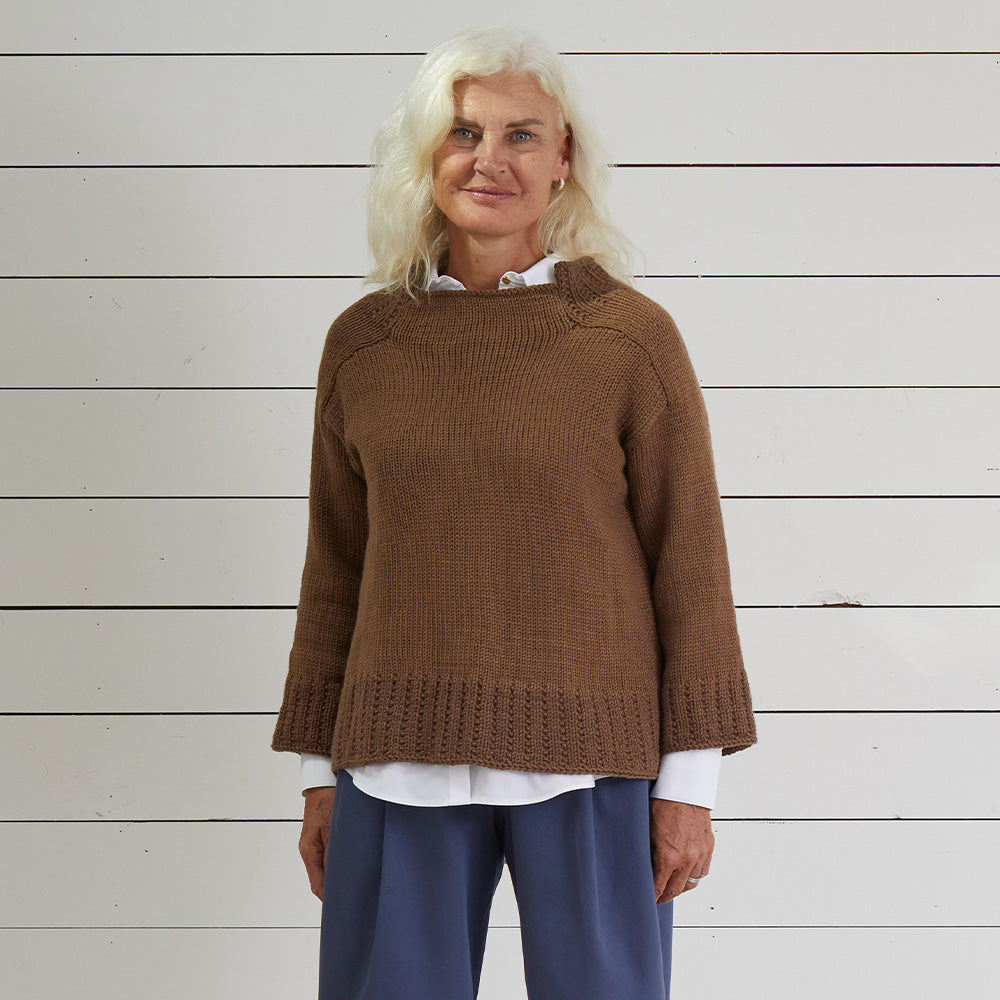 Debbie Bliss Maude Sweater Knitting Pattern