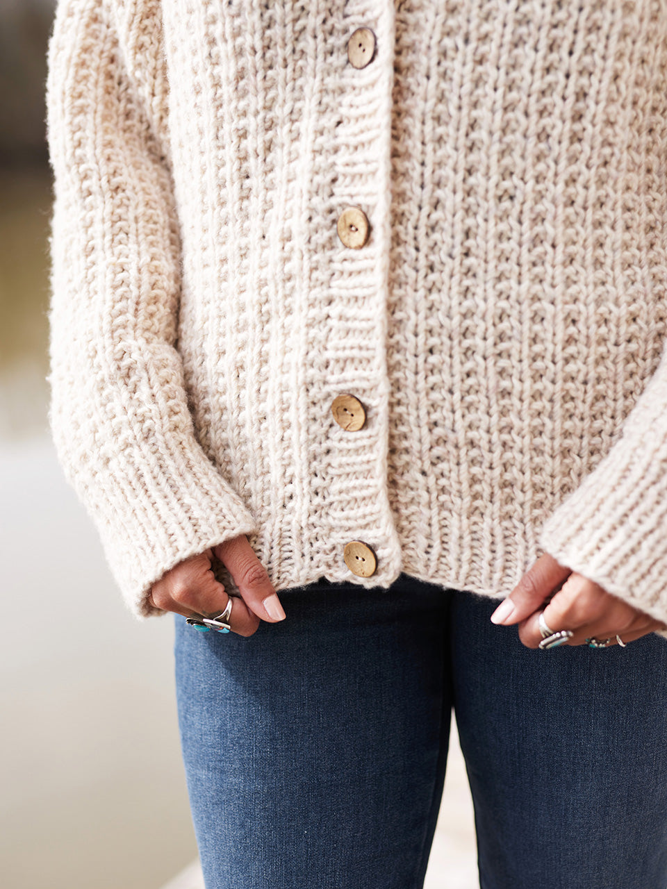 Coloma Cardigan in Berroco Stratto