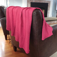 Valley Yarns Seed Plaid Throw Knitting Pattern