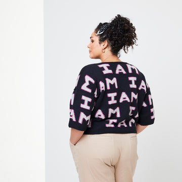 I Am Sweater Jumper Knitting Pattern