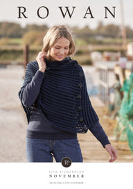 November Wrap Cape Knitting Pattern