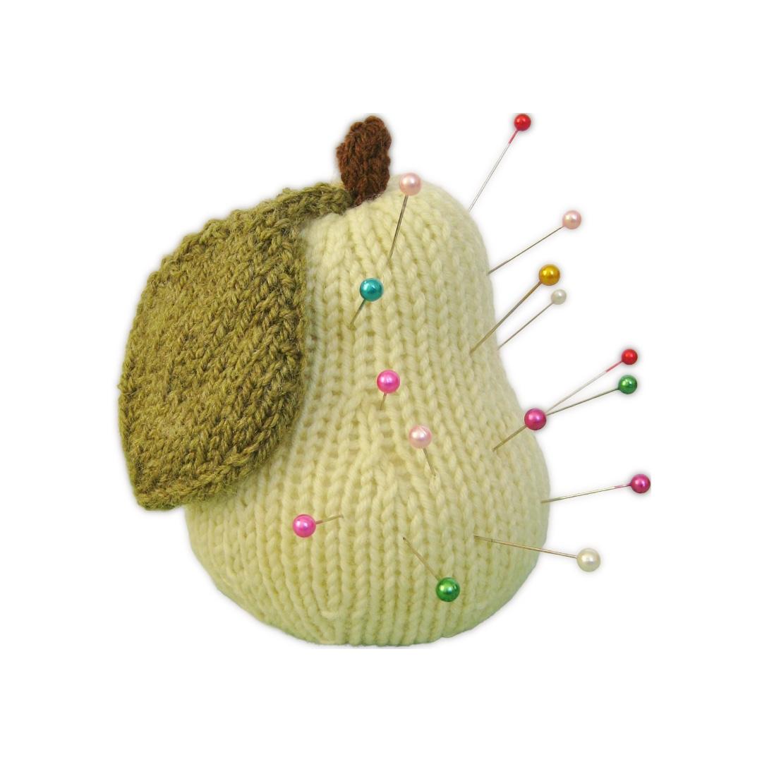 Apple and Pear pincushions