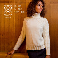 MillaMia Tuva Cable Jumper Knitting Pattern