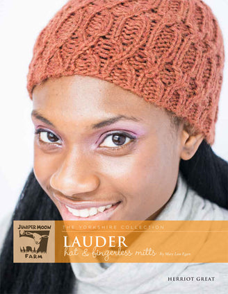 Lauder Hat & Fingerless Mitts in Juniper Moon Herriot Great -