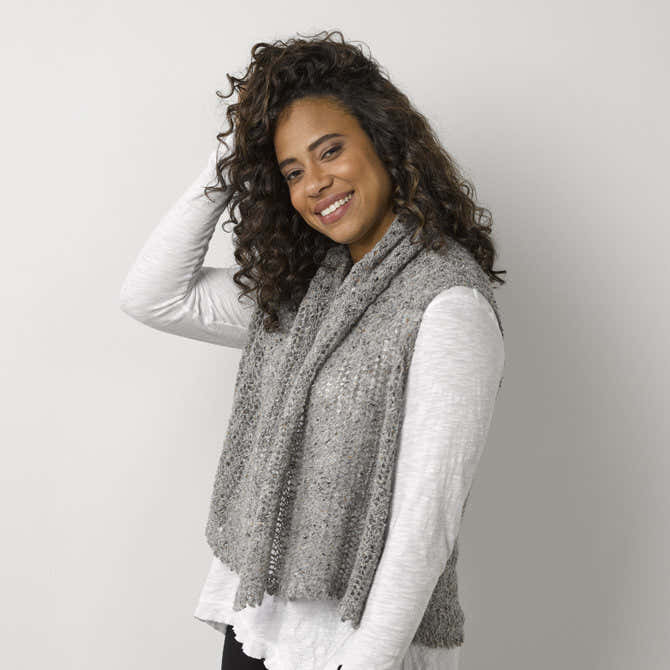 Tahki Yarns Sidney Two-Way Vest Knitting Pattern