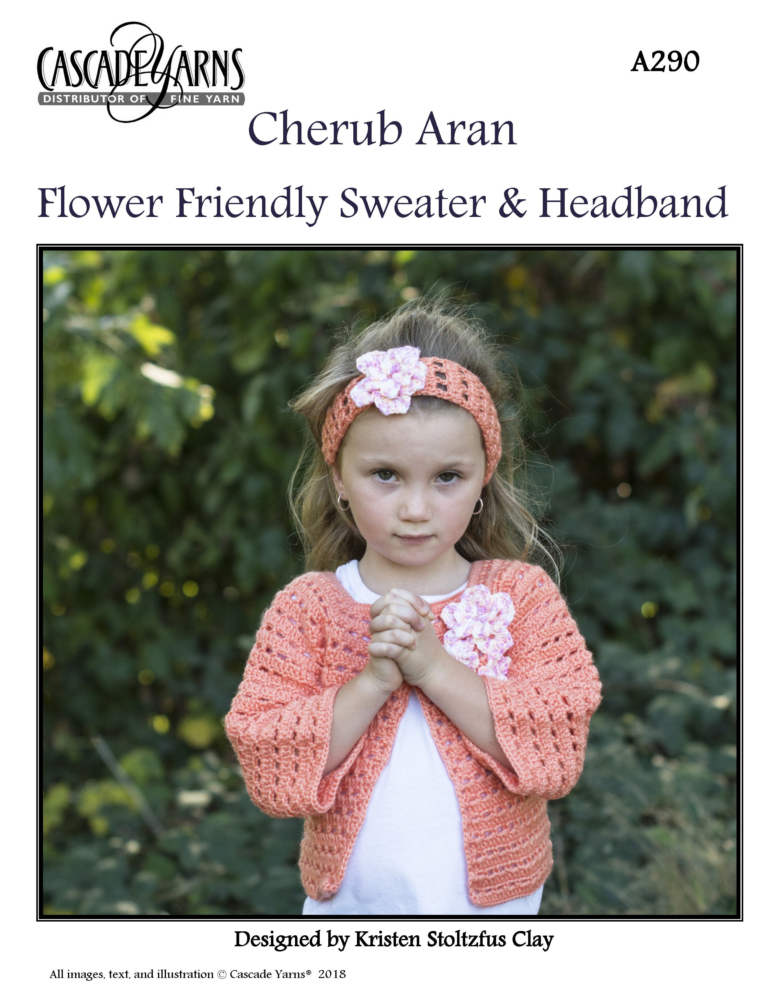 Cascade Yarns A Flower Friendly Sweater & Headband Crochet